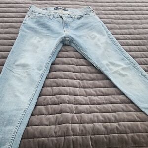 Hollister Blue Denim Jeans Super Skinny